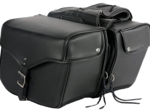 Saddlebags - Single Buckle Design - Motorcycle Luggage - SD1483-PV-DL