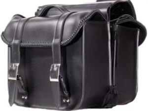 Saddlebags - PVC - Braid - Throwover - Motorcycle Luggage - SD4019-PV-DL