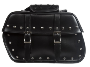 Saddlebags - PVC - Studs - Motorcycle Luggage - SD4079-STUD-PV-DL