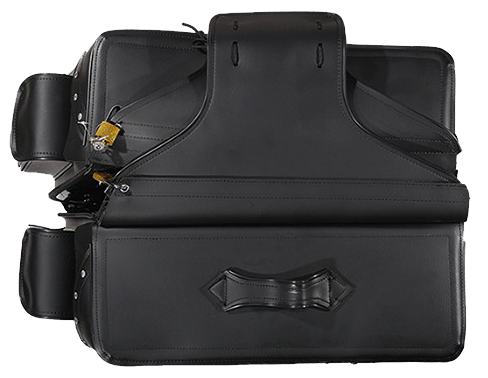 Saddlebags - Studs - Throwover - Pockets - Motorcycle - SD4085-PV-DL - Image 2
