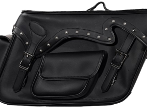 Saddlebags - Studs - Throwover - Pockets - Motorcycle - SD4085-PV-DL