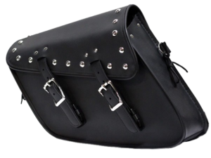 Swing Arm Bag - PVC - Right - Studs - Motorcycle Storage - SD4093-STUD-SOLO-DL