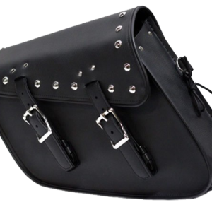 Swing Arm Bag - PVC - Right - Studs - Motorcycle Storage - SD4093-STUD-SOLO-DL