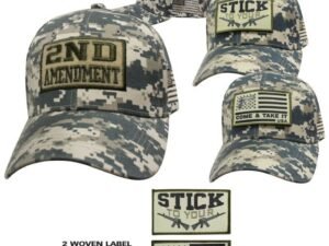 2nd Amendment - Stick To Your Guns - Baseball Cap - Digital Camo - SKU SPBCDC-DS