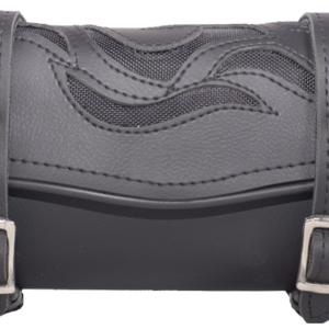 Flame PVC Motorcycle Tool Bag - Fork Bag 10 or 12 Inch - SKU TB-FLAME-DL