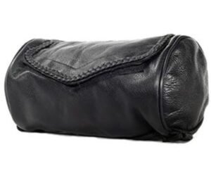 Motorcycle Tool Bag - Leather - Soft Fork Bag - Braid - TB3026-DL