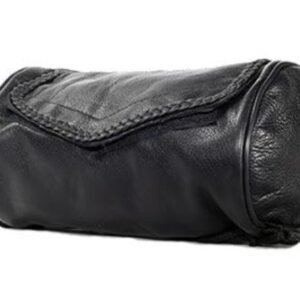 Motorcycle Tool Bag - Leather - Soft Fork Bag - Braid - TB3026-DL