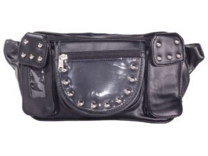 Motorcycle Magnetic Tank Bag - PVC - Studs - TB3038-PV-DL