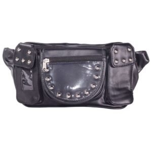 Motorcycle Magnetic Tank Bag - PVC - Studs - TB3038-PV-DL