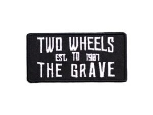 Two Wheels To The Grave Patch