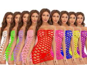 Fishnet Dress - Women's - Lingerie- Many Colors - TZ38-DL