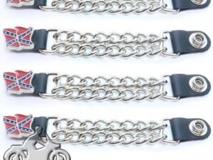 Rebel Flag Vest Extenders - Set Of Four - VE124D-DS