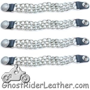 Indian Nickel Vest Extenders - Set Of Four - Made In USA - Extra Long - VE126XL-DS