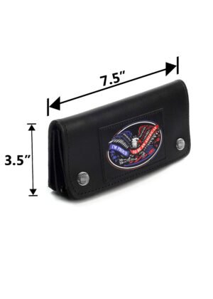 WALLET3-11HD-AMERICAN-PRIDE-CHAIN-WALLET-3 American Pride leather chain wallet.