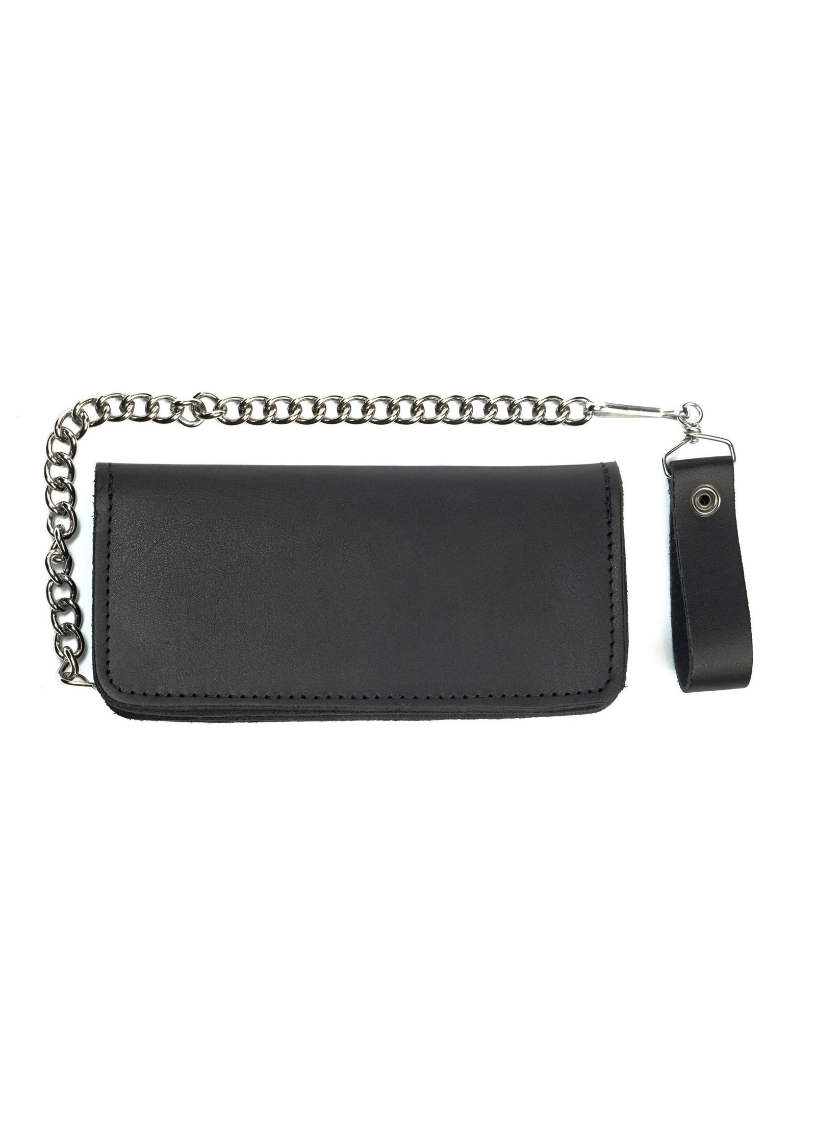 American Pride leather chain wallet.
