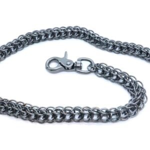 27" - Wallet Chain - Gun Metal - Key Chain Leash - Chain Link - WC17614-DS