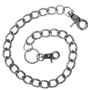 Gun metal chain for wallet.