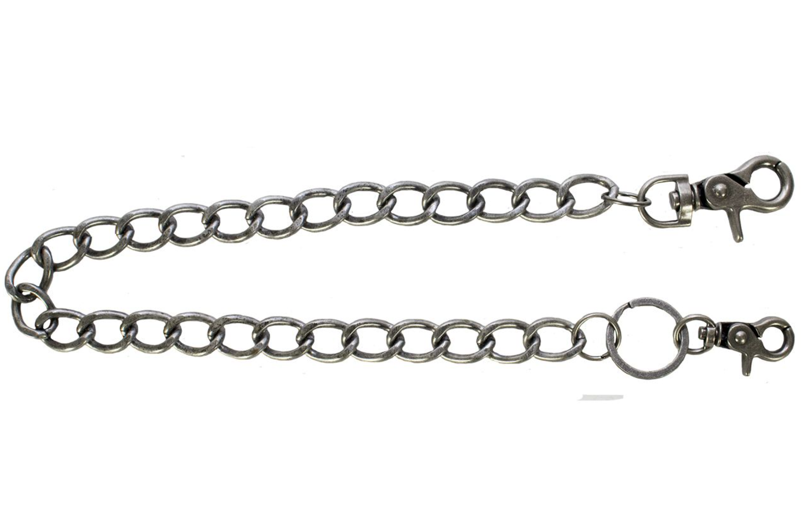 Gun metal chain for wallet.