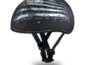 DOT Motorcycle Helmet - 2nd Amendment - Black - Guns - Shorty - D6-SA-DH