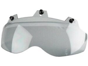 3 Snap Shorty Shield - Hard Coated - Smoke - Motorcycle Helmet Accessories - 02-301-DS