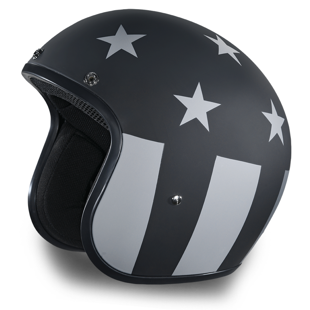 DOT Motorcycle Helmet - Captain America Stealth - Open Face - DC6-CAS-DH - Image 7