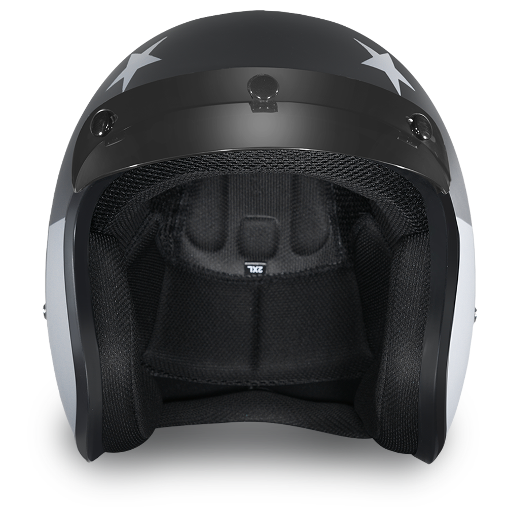 DOT Motorcycle Helmet - Captain America Stealth - Open Face - DC6-CAS-DH - Image 4