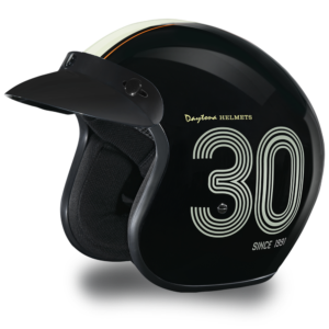 DOT Motorcycle Helmet - 30th Anniversary - Open Face - Daytona - DC6-DAY-DH