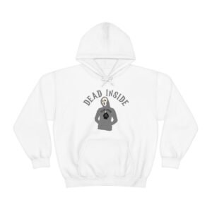 Dead Inside - Hoodie Wearing A Hoodie x4 - Unisex Heavy Blend Hooded Sweatshirt - Dark Colors