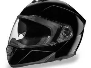 DOT Motorcycle Helmet - Modular - High Gloss Black - Full Face - MG1-A-DH