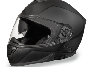 DOT Motorcycle Helmet - Modular - Dull Black - Full Face - MG1-B-DH