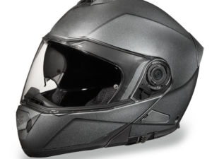 DOT Motorcycle Helmet - Gun Metal Gray Metallic - Modular - Full Face - MG1-GM-DH