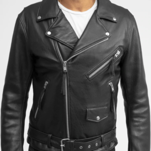 Leather Biker Jacket - Men's Fashion - Lambskin - Jay - WBM2080NZ-FM