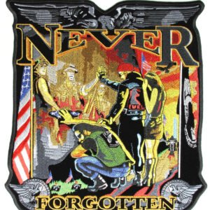 Vietnam Wall - Never Forgotten Vest Patch - Small - SKU GRL-PPA4140-HI