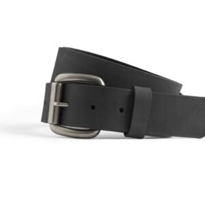 Men's Black Leather Belt | FIMB16004