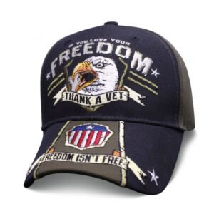 Eagle Scream - Freedom Isn't Free - Baseball Cap - Thank A Vet - SKU SEAGTV-DS