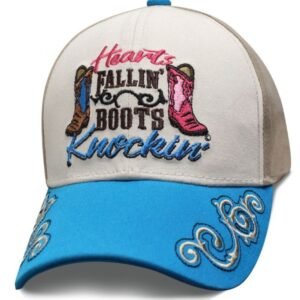 Hearts Fallin - Boots Knockin - Baseball Cap - SKU SHFBKN-DS