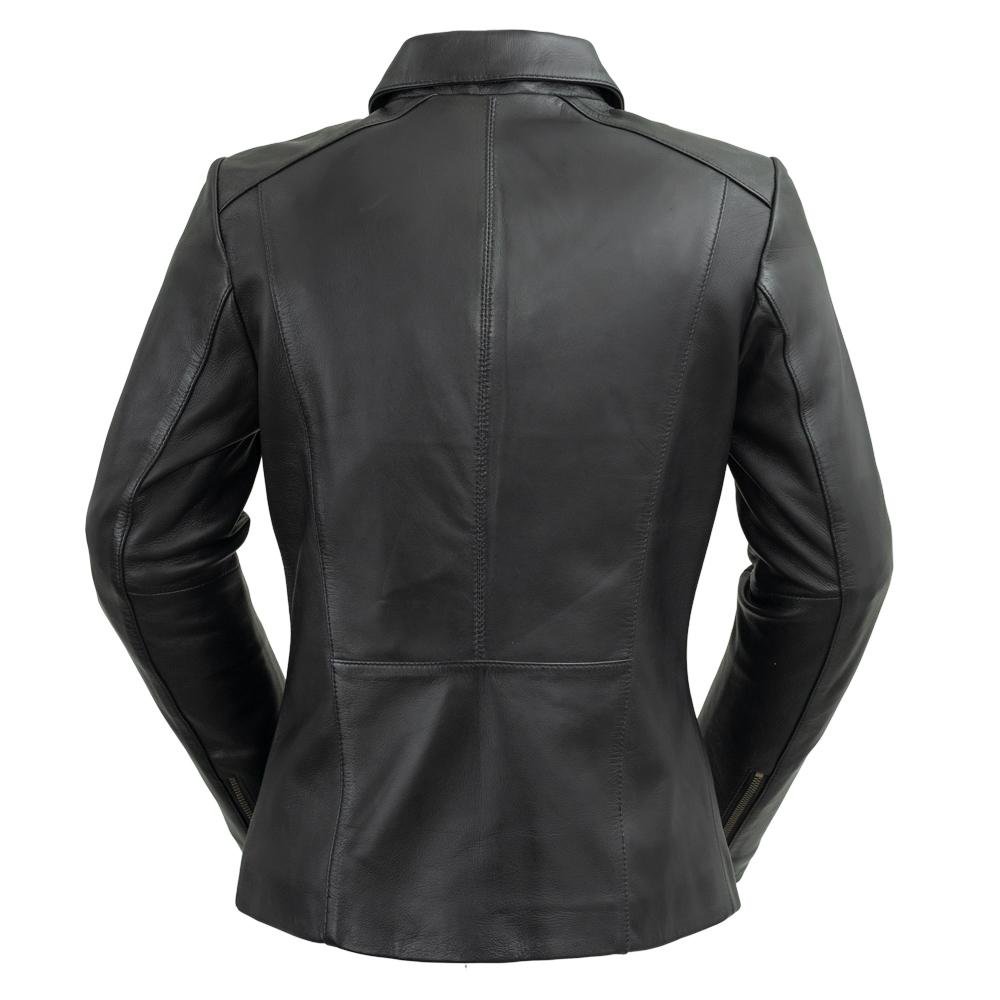Patricia - Women's Lambskin Leather Scuba Jacket - WBL1091-WB