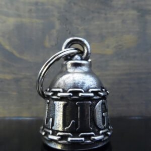 DILLIGAF - Pewter - Motorcycle Spirit Bell - Made In USA - SKU BB95-DS