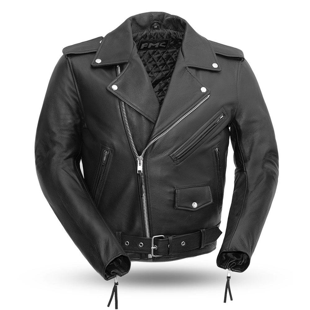 Size Chart for Superstar - Men's Leather Motorcycle Jacket - Up To Size 8XL - SKU FMM200BMP-FM