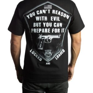 Men's Biker T-shirt - Locked and Loaded - Defend The 2nd - MT161-DS