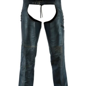 Leather Chaps - Women's - Hip Set - Stretchy Thighs - DS-490-DS