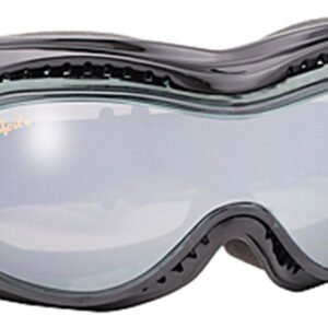 Goggles - Fit Over Eyeglasses - Smoke Silver Mirror - Motorcycle Eyewear - 9300-SILVER-DS