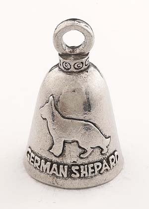 German Shepherd Dog - Pewter - Motorcycle Guardian Bell® - Made In USA - SKU GB-GERMAN-SHEP-DS