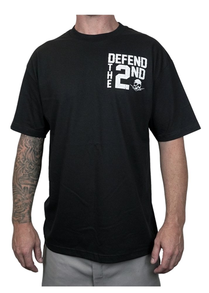 Men's Biker T-shirt - Defend The 2nd - All Guns Matter - MT144-DS