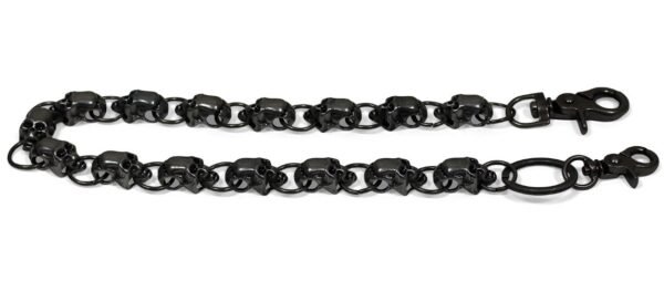 Wallet Chain - Gun Metal - Key Chain Leash - Chain Link - WTC9-GM-DL
