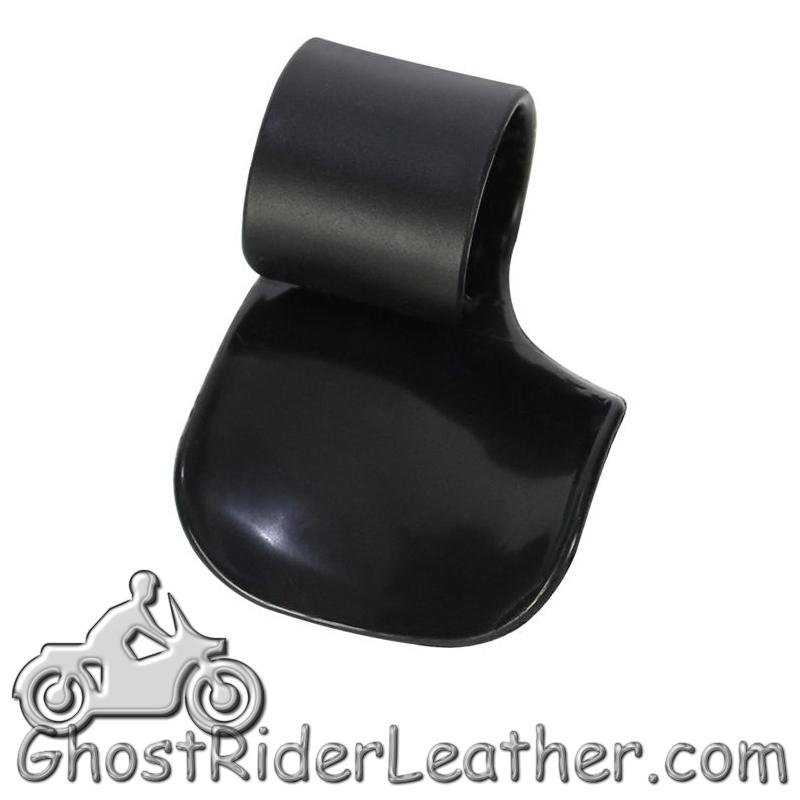 Black Plastic Motorcycle Handlebar Wrist Rests - You Get Two - GRL-AC150-DL