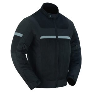 Mesh Motorcycle Jacket - Men's - Black - Up To 5XL - DS764-DS