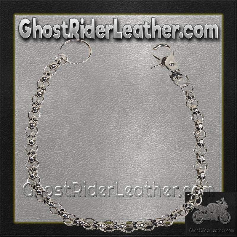 Chain with Skulls, Great Addition to your Wallet / SKU GRL-WTC8-DL