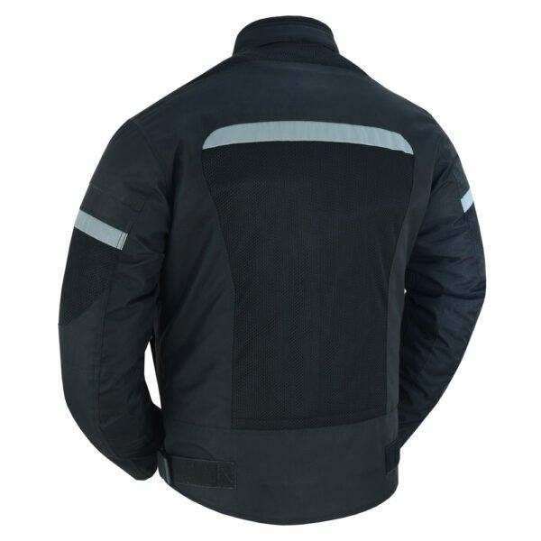 Mesh Motorcycle Jacket - Men's - Black - Up To 5XL - DS764-DS