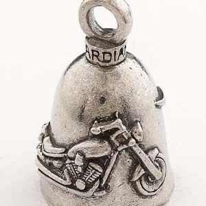 Chopper - Pewter - Motorcycle Guardian Bell - Made In USA - SKU GB-CHOPPER-DS